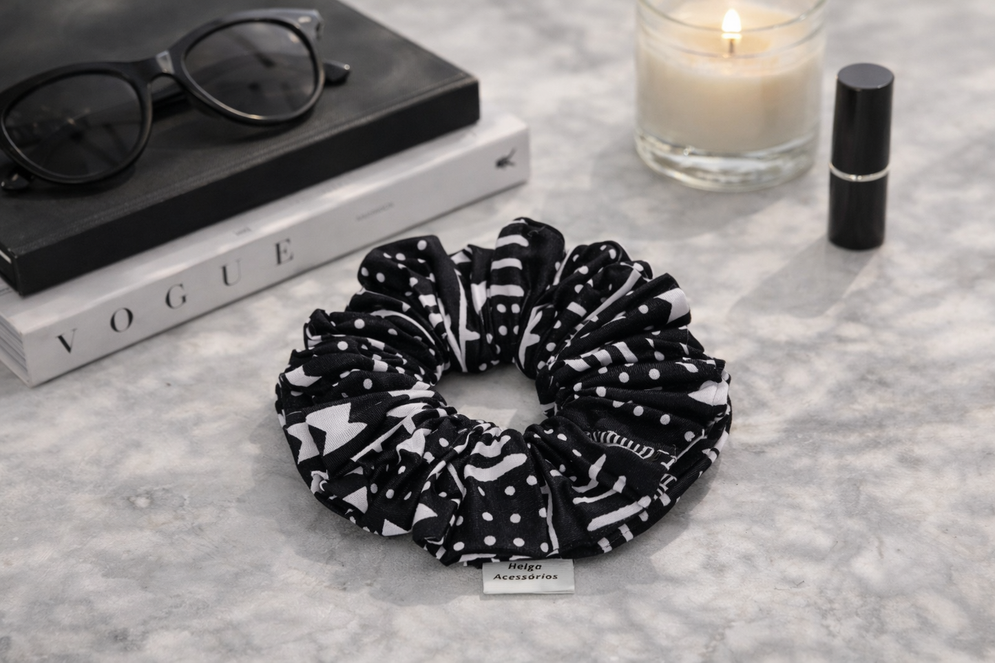 African Print Scrunchies
