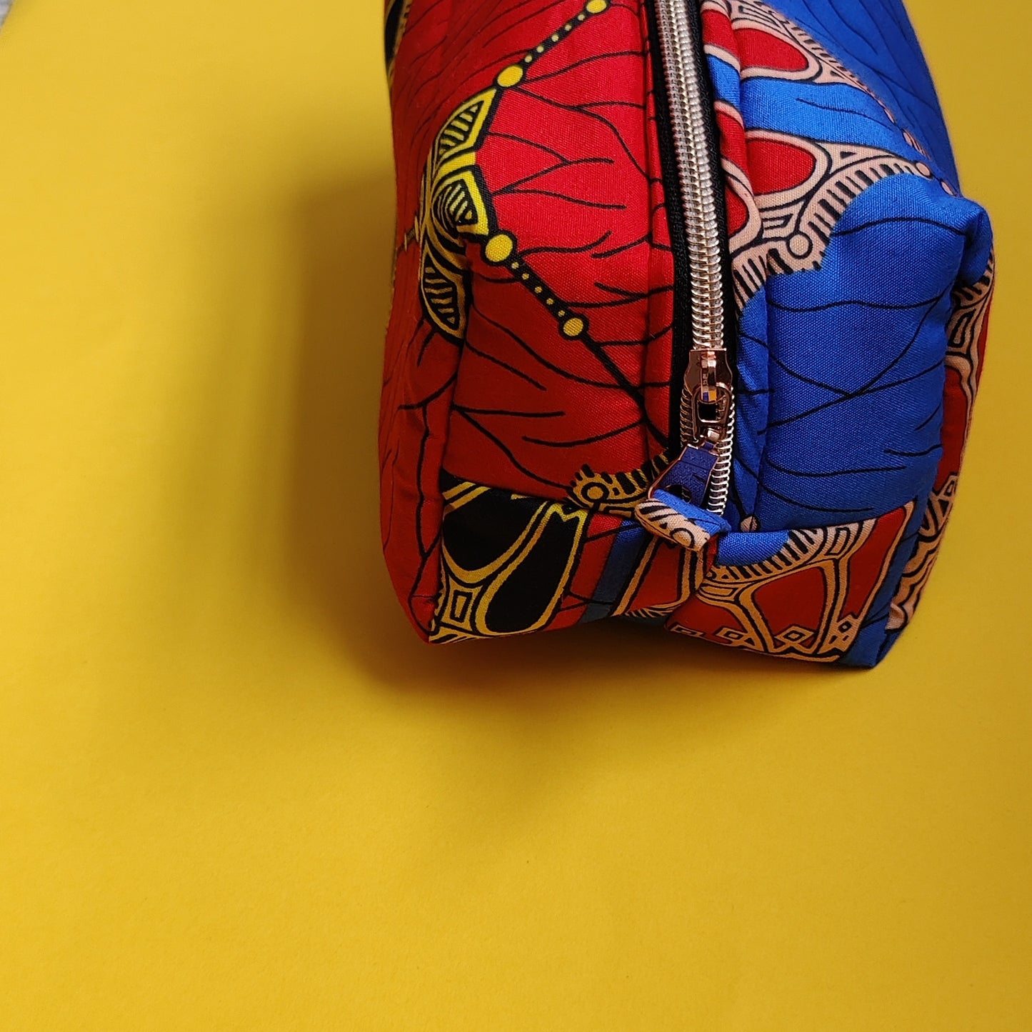 African Print Makeup Bag