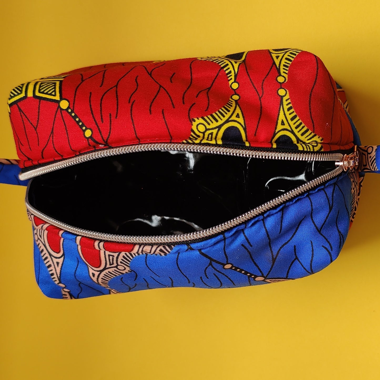 African Print Makeup Bag