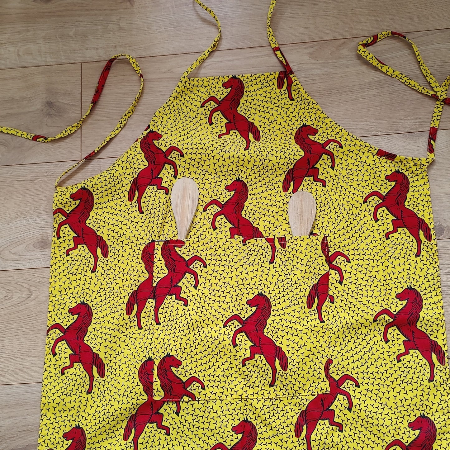 Kitchen Apron with African Print
