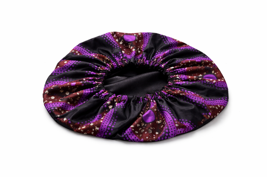 African Print Bonnet