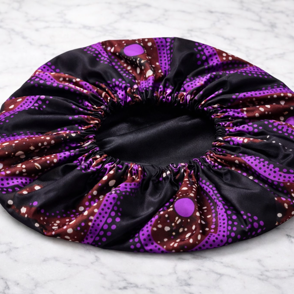 African Print Bonnet