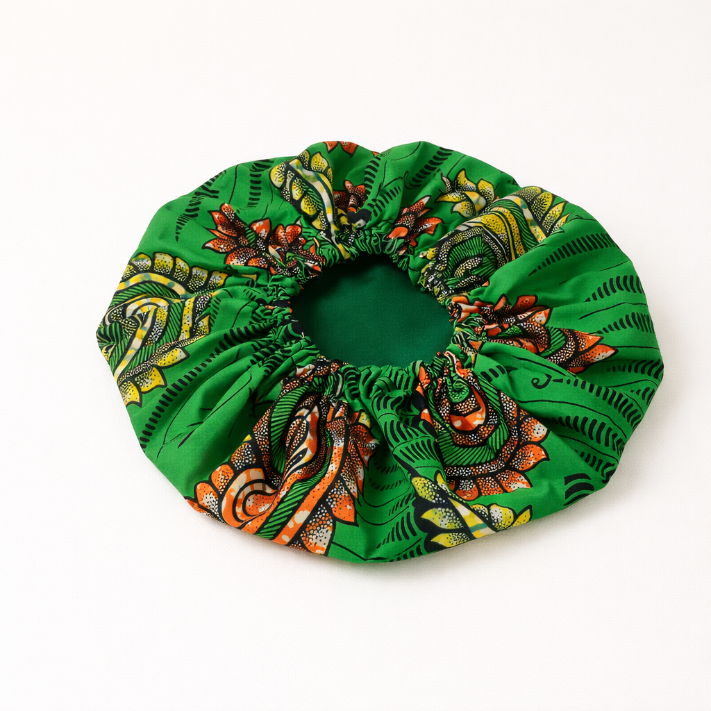 African Print Bonnet