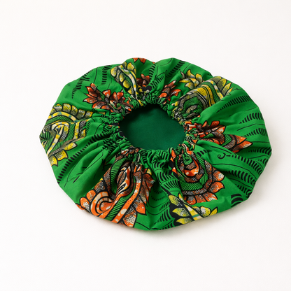 African Print Bonnet