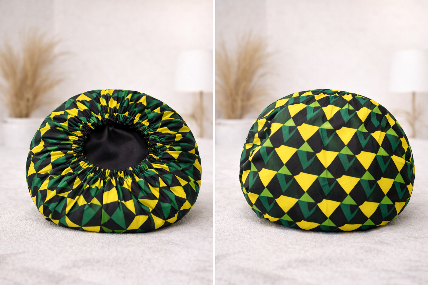 African Print Bonnet