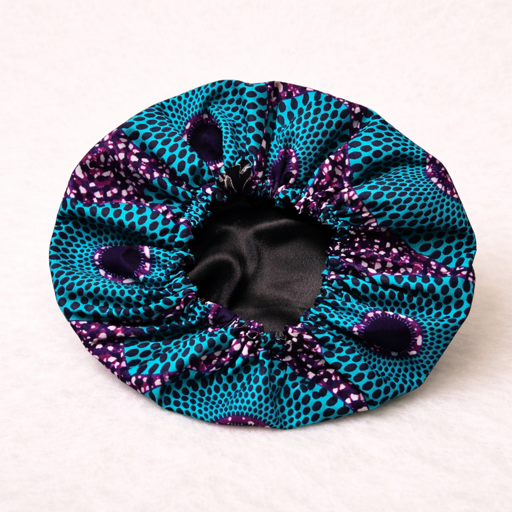 African Print Bonnet