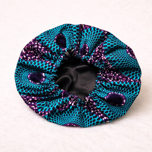 African Print Bonnet