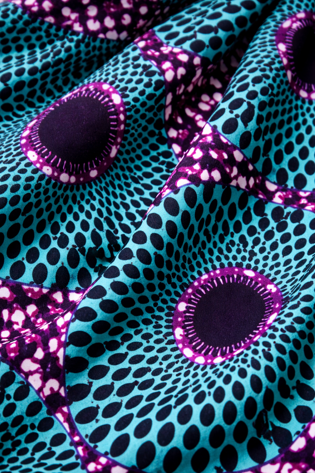 African Print Bonnet