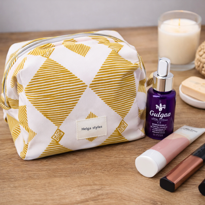 African Print Makeup Bag