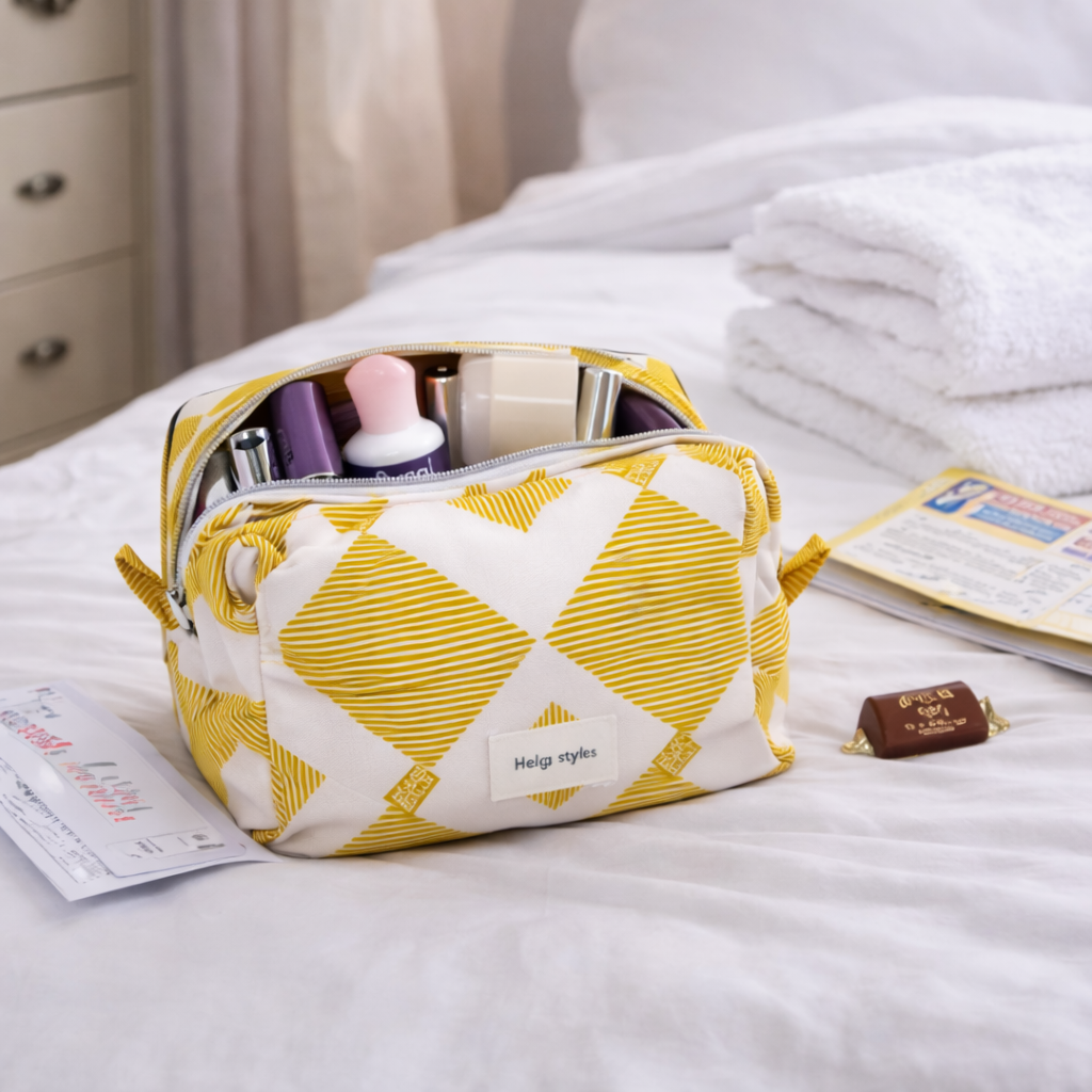 African Print Makeup Bag