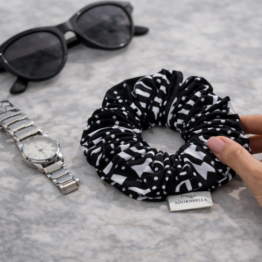 African Print Scrunchies