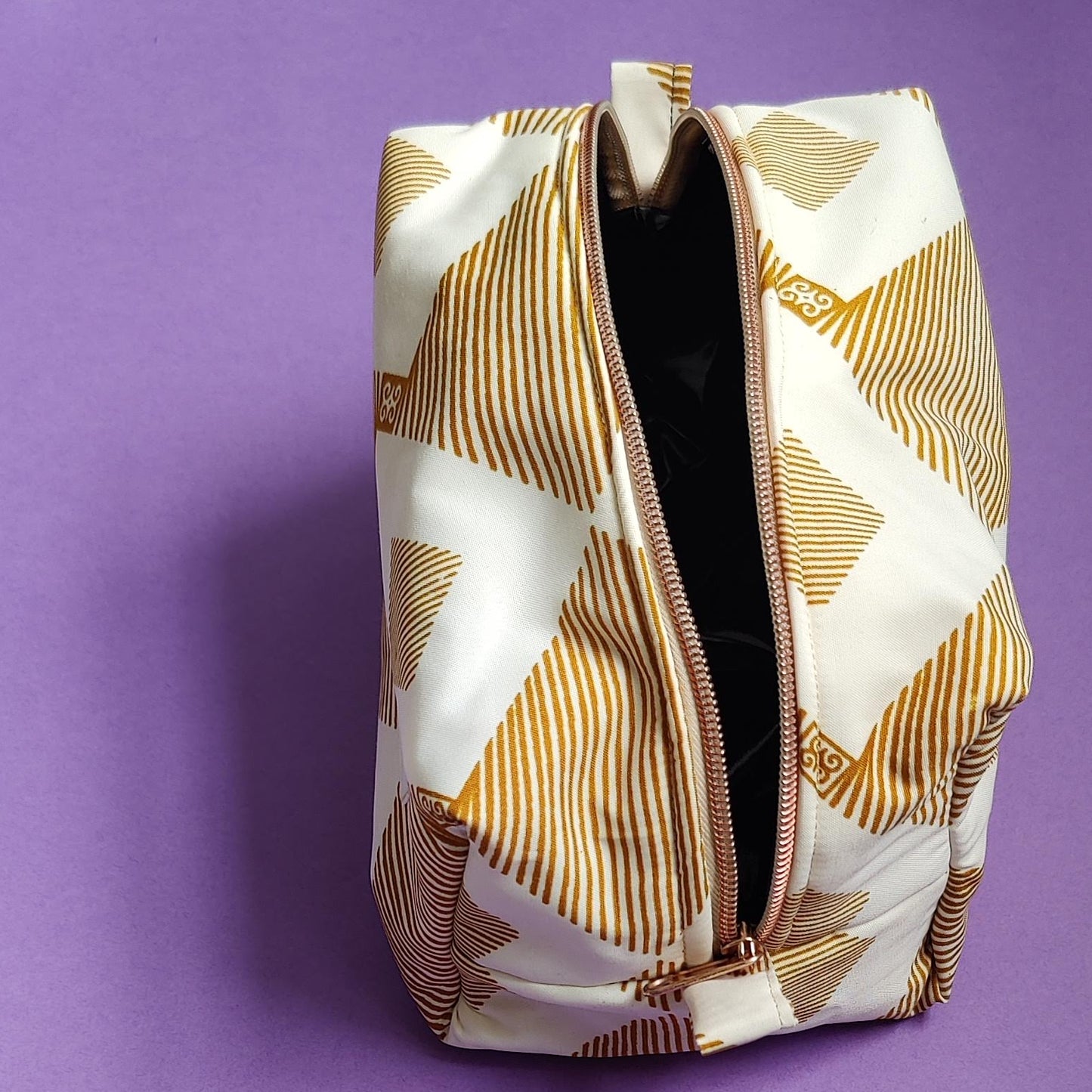African Print Makeup Bag