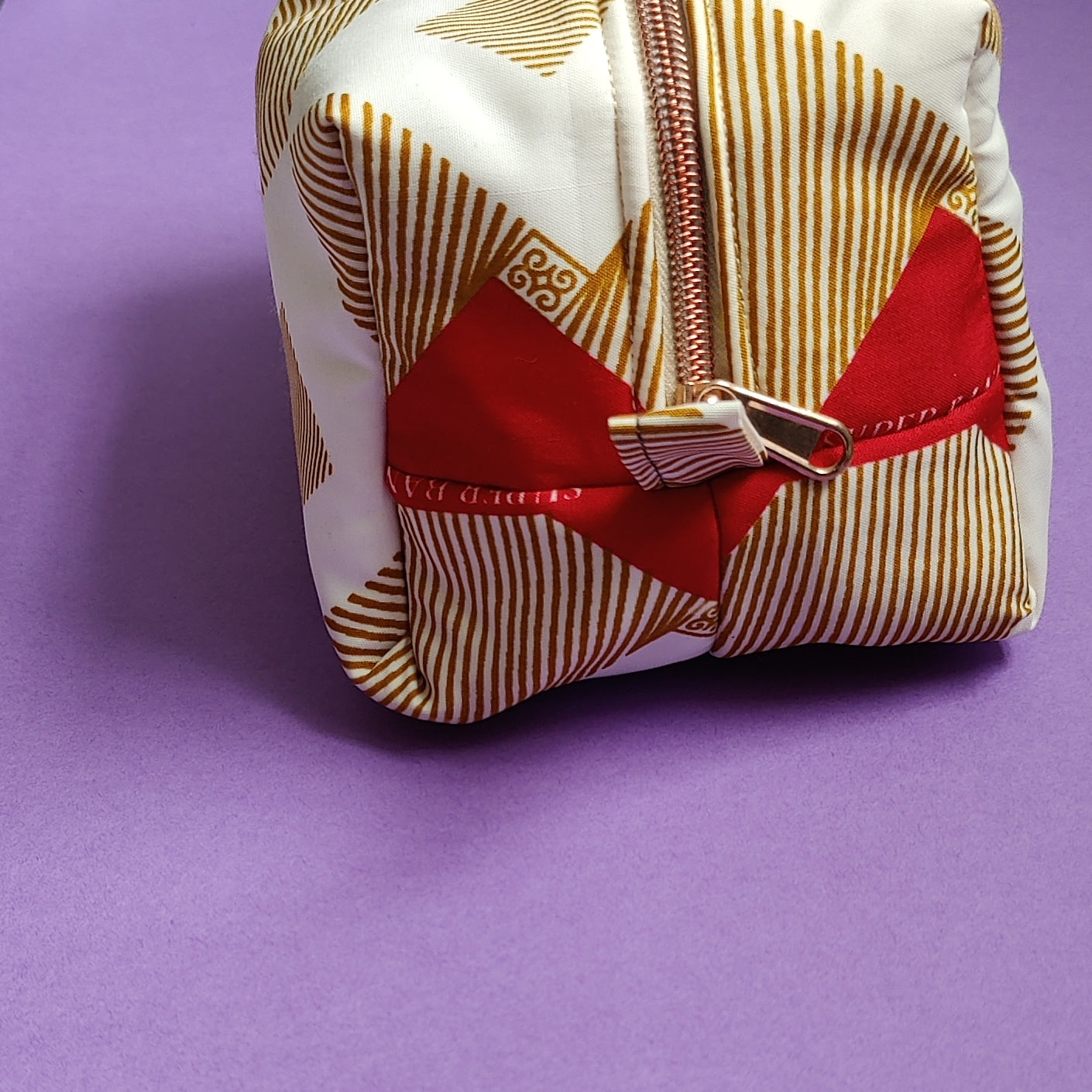 African Print Makeup Bag