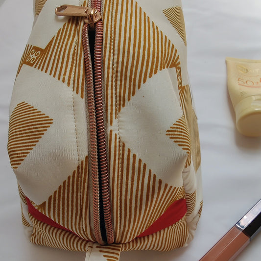 African Print Makeup Bag