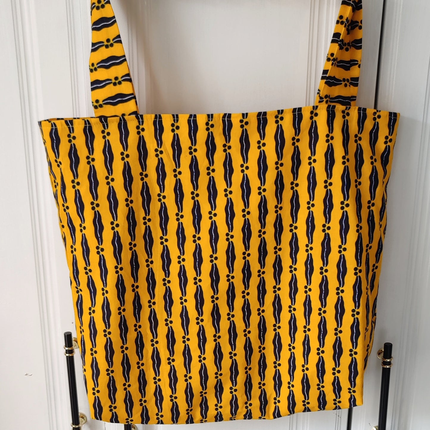 African print tote bag