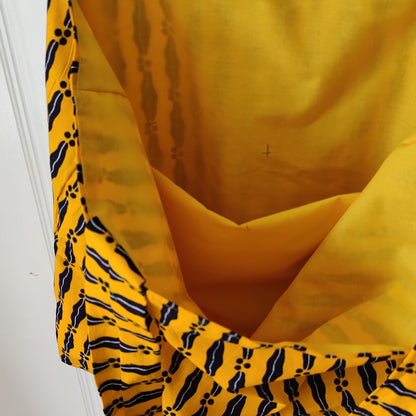 African print tote bag