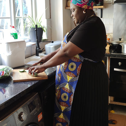 Kitchen Apron with African Print