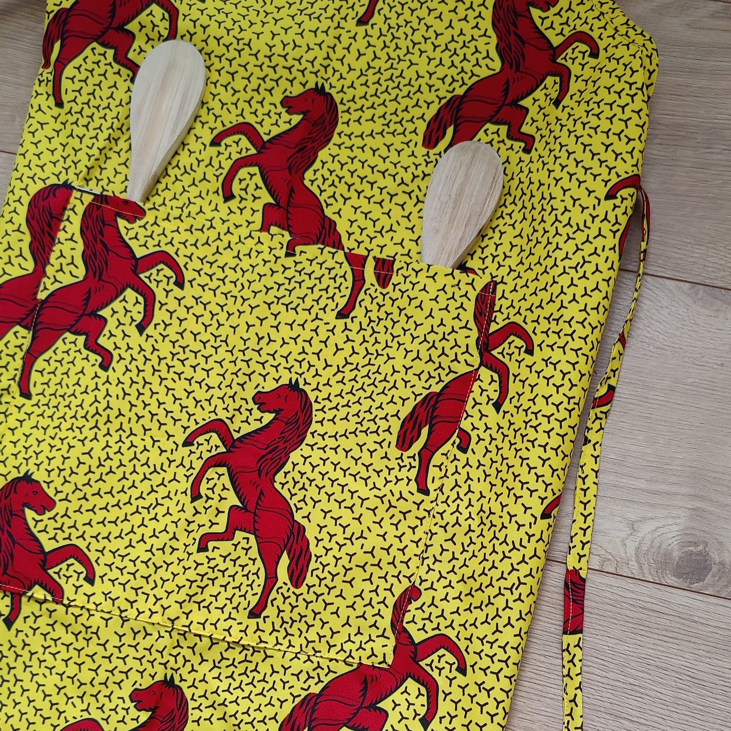 Kitchen Apron with African Print
