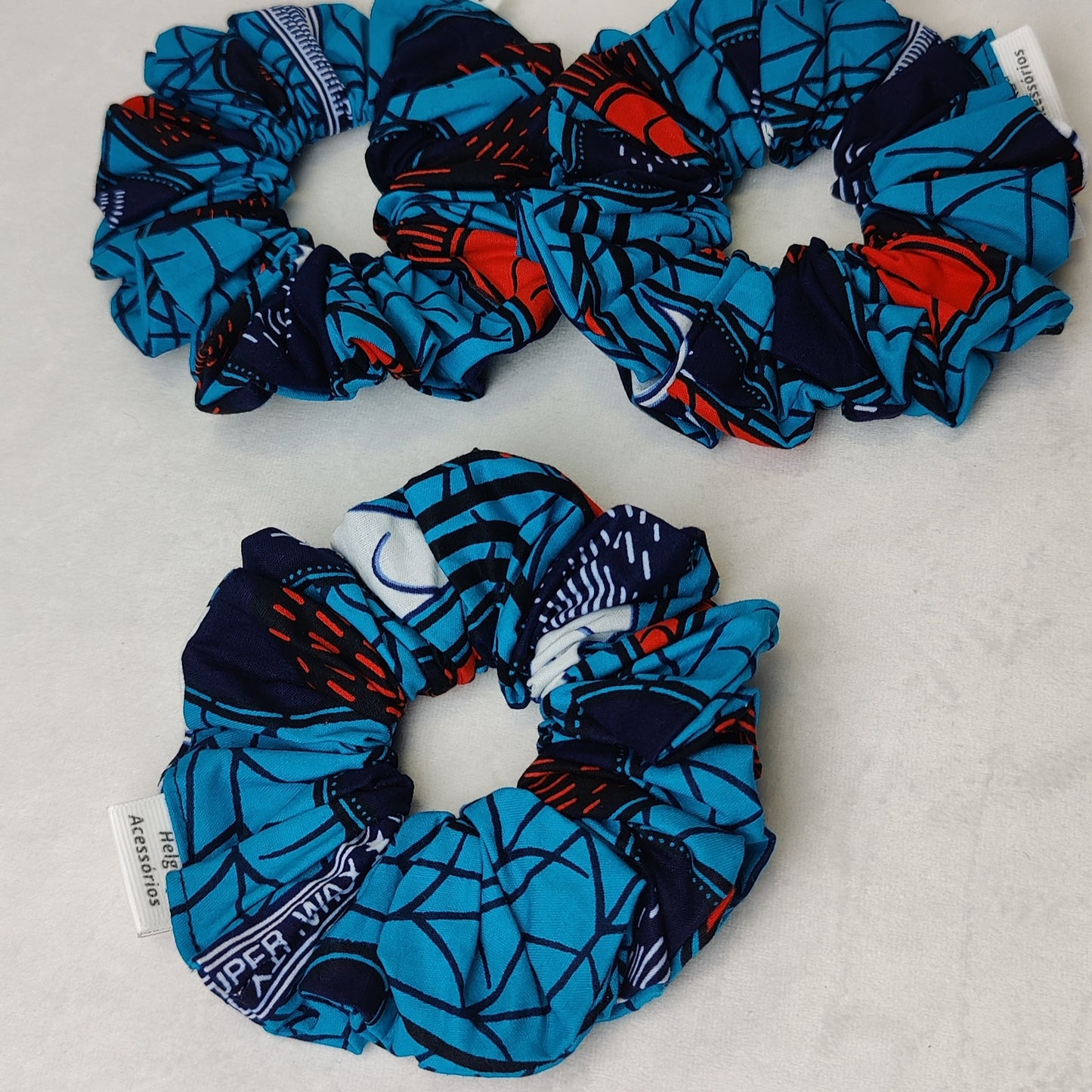 African Print Scrunchies