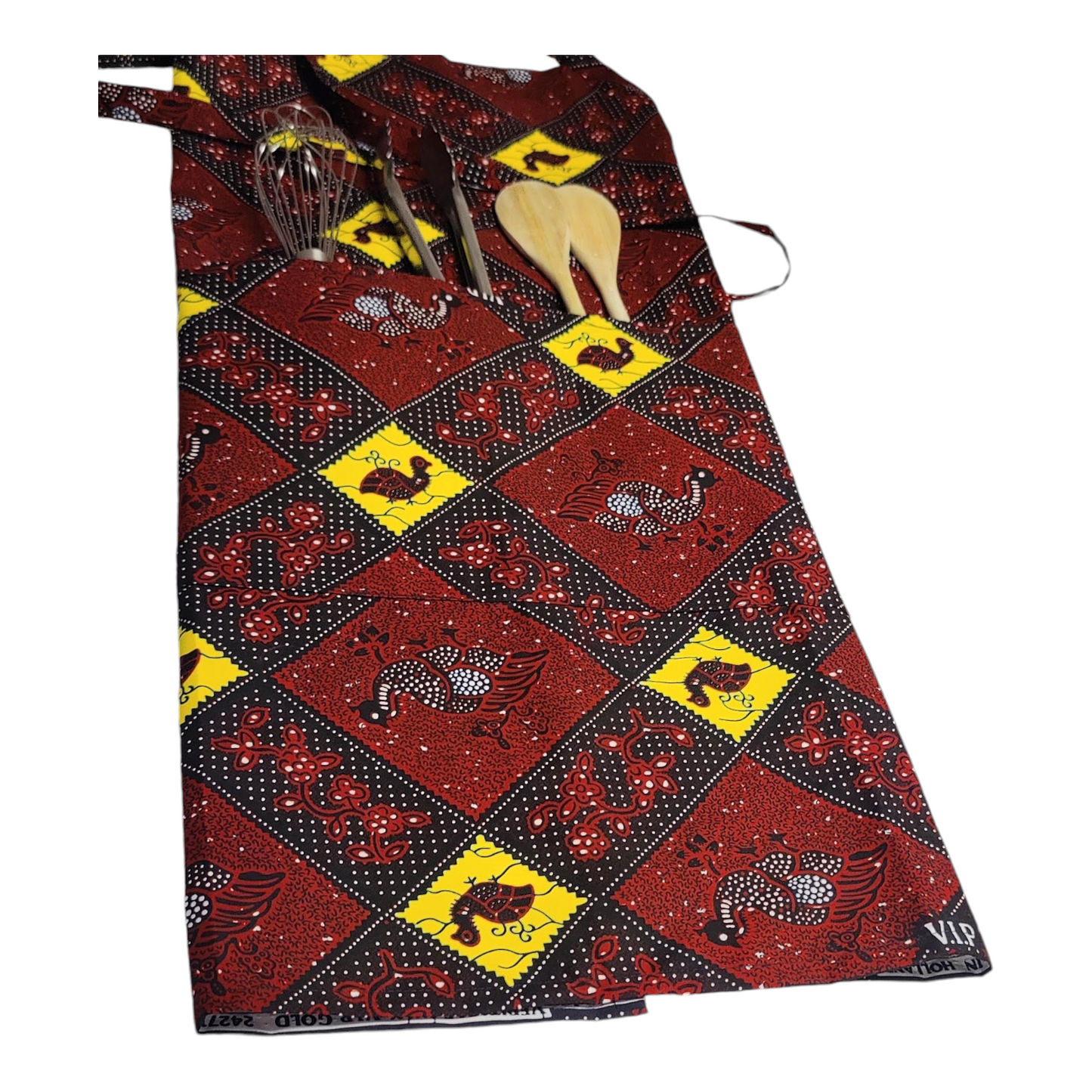 Kitchen Apron with African Print
