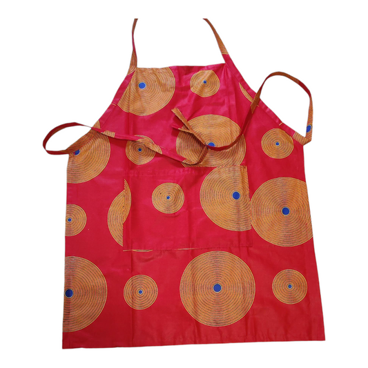 Kitchen Apron with African Print