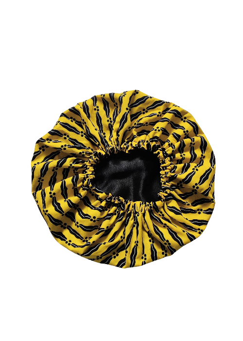 African Print Bonnet