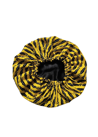 African Print Bonnet