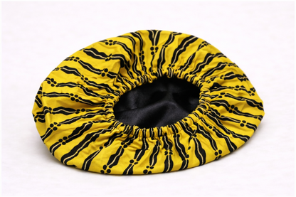 African Print Bonnet