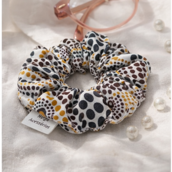 African Print Scrunchies